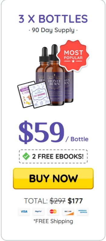 HoneyBurn Buy 3 Bottles